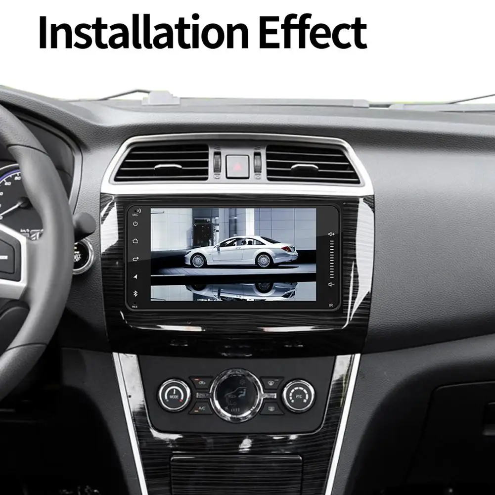 Радио автомобильный Bluetooth аудио gps Wifi зеркальная связь музыкальный плеер 2 DIN Android 8