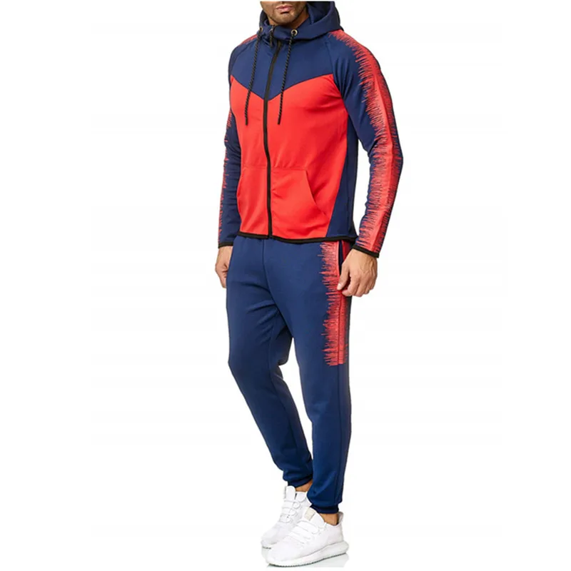 Спортивный костюм на молнии мужской комплект спортивный из 2 предметов мужская