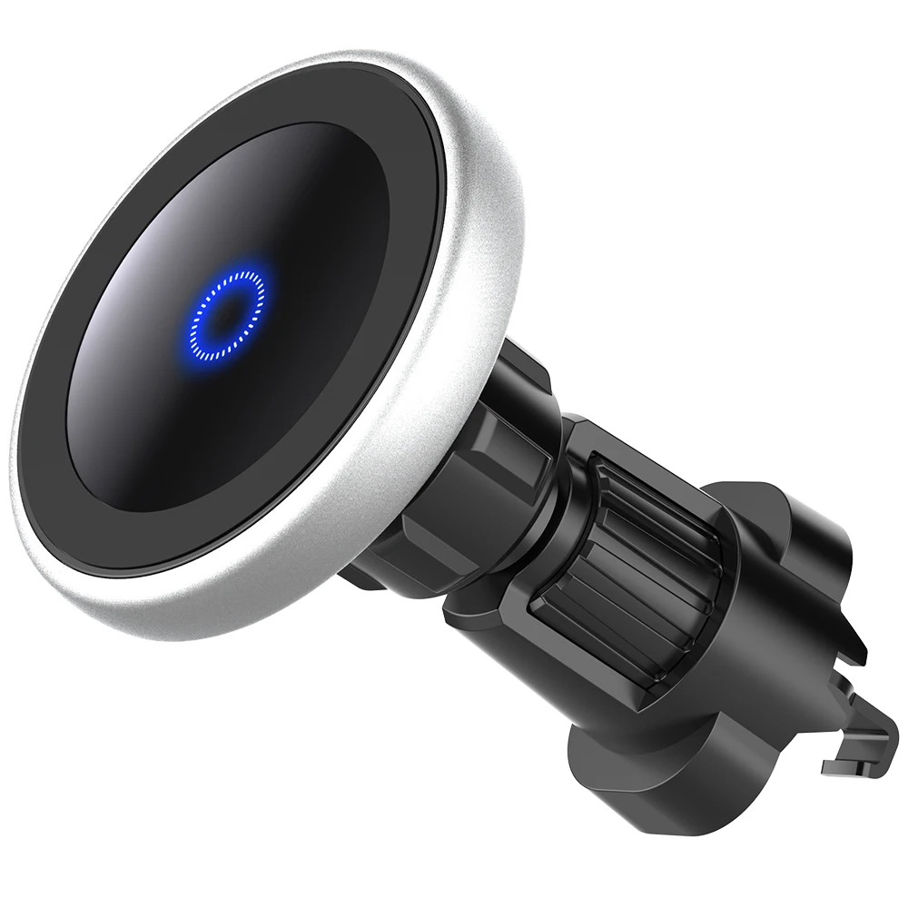 

Fivetech 15W Fast Wireless Car Charger For Magsafe iPhone 12 Mini/12Pro Max Strong Magnetic 360 Degree Rotation Car Phone Holder