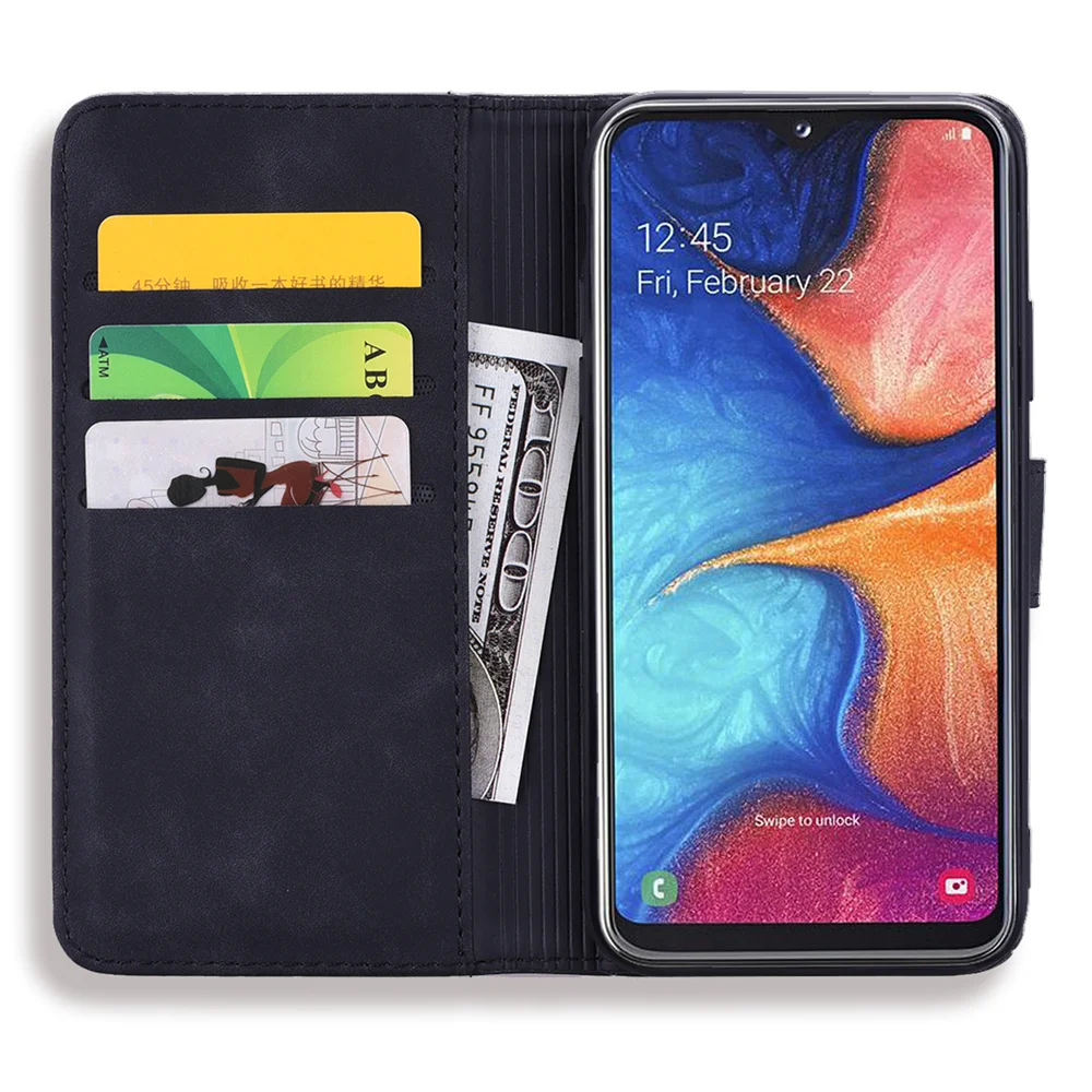 Чехол Note 10 для samsung Galaxy A20 A30 Book A40 A50 A70 A80 A10, чехол Note10 Plus, кожаный бумажник с 3D рисунком, чехол из ПУ кожи на ощупь
