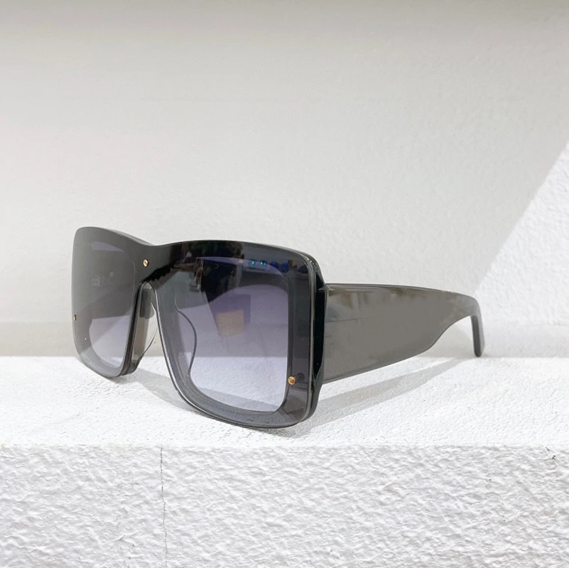 

Red Black White Big Frame Gradient Color One-Piece Lens Fashion Woman Sunglasses 6177B High-Quality Men Glasses