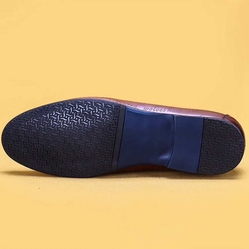 

New Arrival Genuine Leather Men's Comfortable Moccasin Shoes Round Toe Slip on Tassels Casual Driving Loafers For Male AS369
