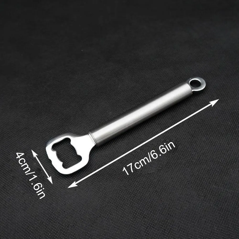 

2PCS Bar Flat Bottle Openers Heavy Duty Stainless Steel Wine Beer Drink Bottle Opener Kitchen Barware Lid Opener Accessories
