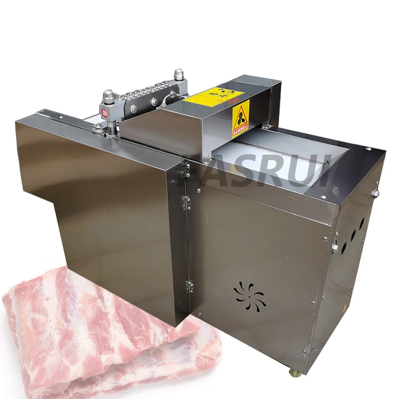 

Fish Cutting Machine Chicken Duck Goose Frozen Meat Chop Ribs Machine Fast Automatic Chicken Cutting Machine Meat Cutting Machin