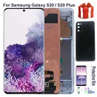Оригинальный ЖК-дисплей для SAMSUNG Galaxy S20 G980 G980F G980FDS дисплей S20 plus G985 G985F дисплей сенсорный экран дигитайзер + задняя крышка