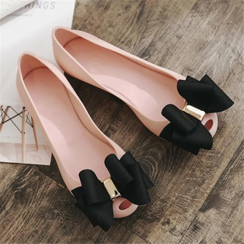 

Летние женские сандалии с бантом, водонепроницаемые, Нескользящие, полосатые, спортивная женская обувь