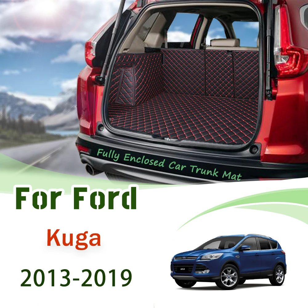 

Car Trunk Mat for Ford Kuga 2013-2019 Fully Enclosed Car Trunk Mat Dirt Resistant Car Mat Trunk Accessories 2015 2016 2017 2018