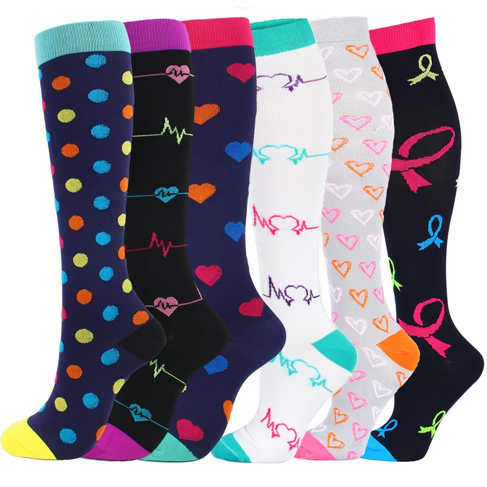 Компрессионные носки подходят для уличных видов спорта черные снятия усталости