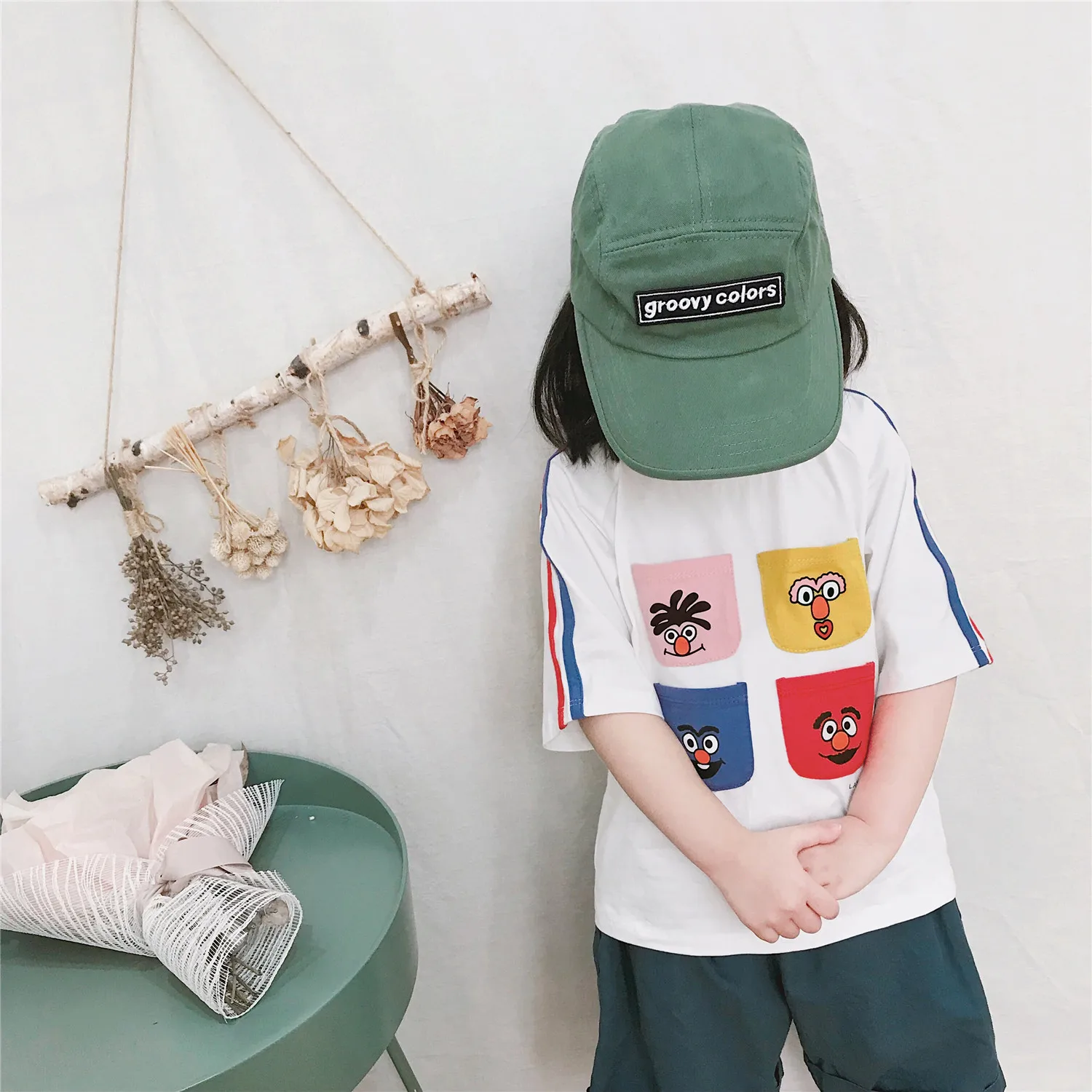 Tonytaobaby/Новая летняя модная красивая футболка для мальчиков и девочек Рубашки |