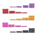 16 шт. алюминиевые разделители 1,5 мм 3 мм 6 мм 12 мм Винтынаправляющие роликовые стойки запасные части для моделей автомобилей Tamiya Mini 4WD