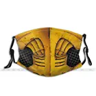Маска Mortal Kombat Scorpion с модным принтом, многоразовая забавная маска Pm2.5 с фильтром для рта и лица Mortal Kombat Scorpion