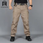 город военные тактические для мужчин SWAT армейские брюки мужские много карманов уличные водонепроницаемые износостойкие повседневные брюки-карго мужские штаны Мужские военные тактические брюки-карго в стиле милитари