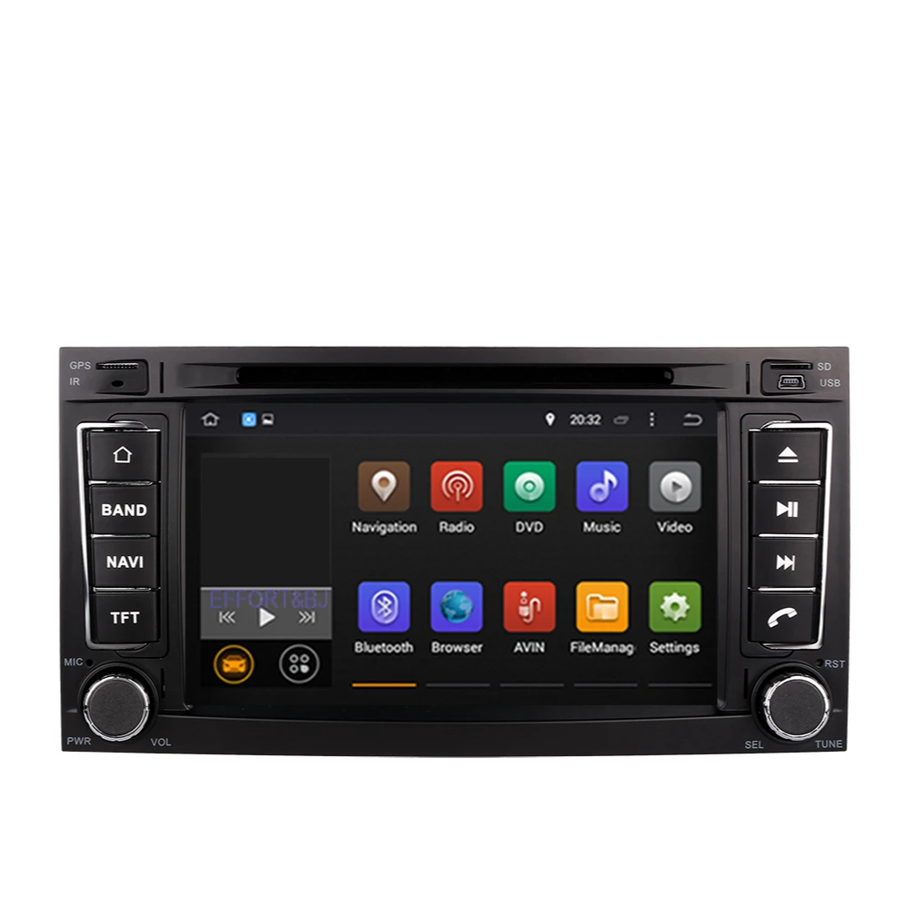 Автомобильный GPS-навигатор на Android 10 0 для V W Touareg T5 2004-2009 мультифургон