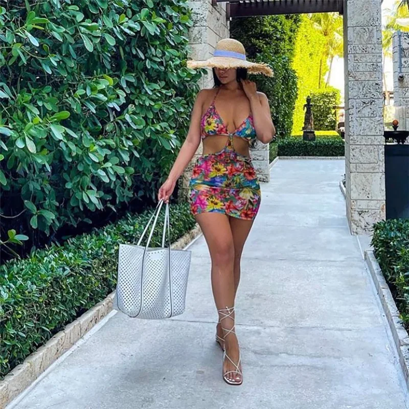 

Женское мини-платье без бретелек Angel Secret, однотонное пляжное платье без рукавов, модель AG31204 на лето, 2021