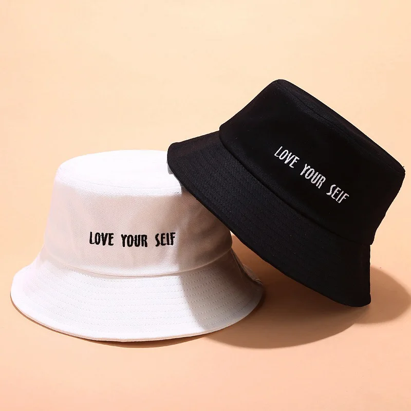 Рыбацкая шляпа женская летняя Студенческая с вышивкой студенческий зонт для