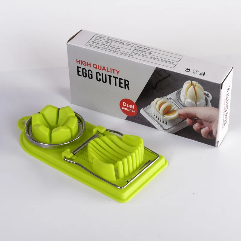 

Egg fruit slicer household stainless steel vegetable onion cutter three in one kitchen tools accessories gadgets cuisine gadget