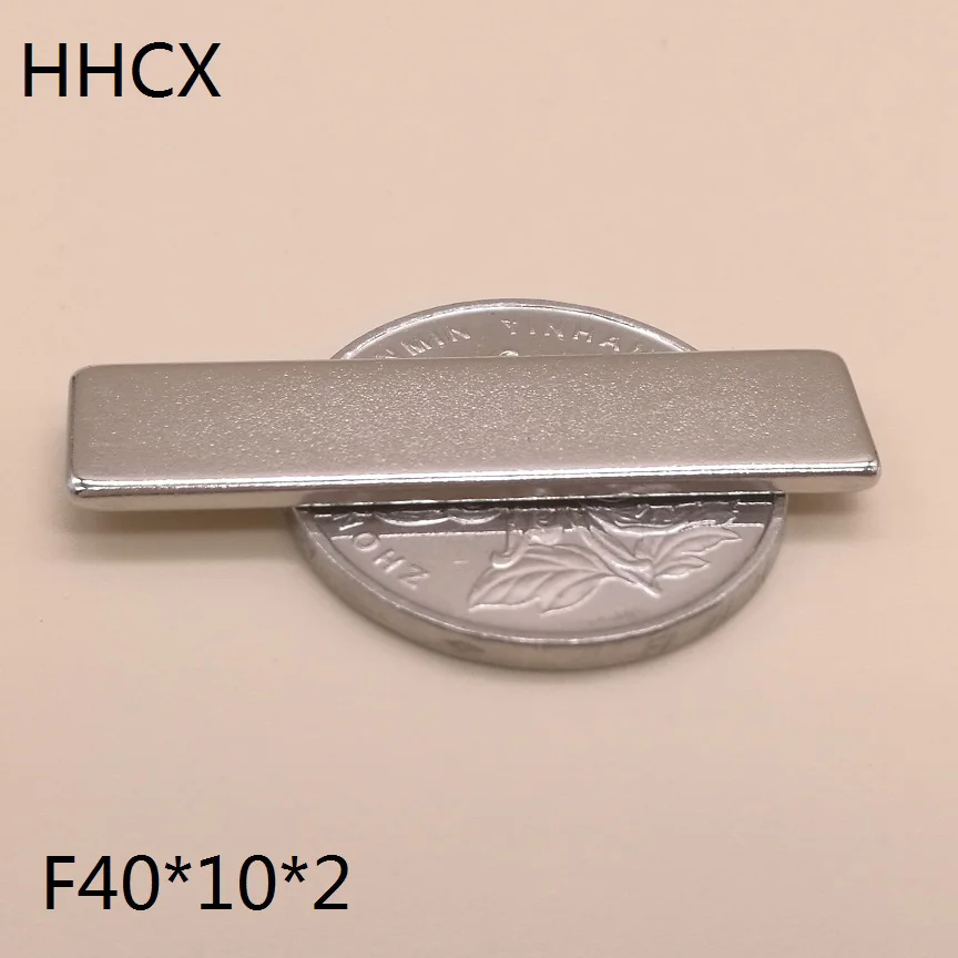 5 шт./лот магнит 40x10x2 N38 сильный квадратный NdFeB редкоземельный 40*10*2 неодимовые