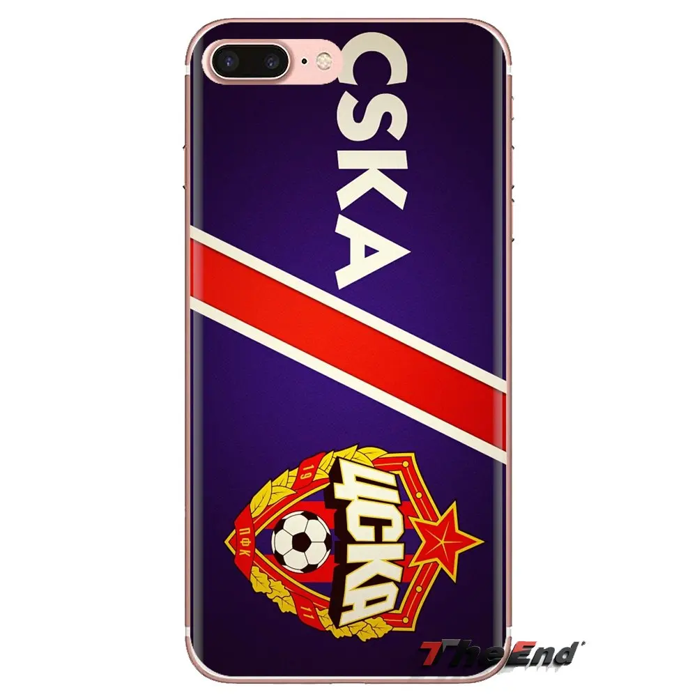 Силиконовый чехол сумка ЦСКА МОСКВА основной логотип России для LG Spirit Motorola Moto X4 E4