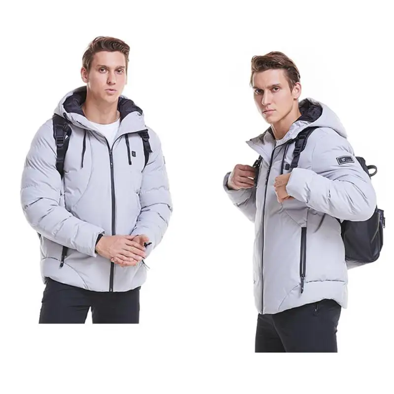 Мужская зимняя куртка weman теплая плотная с капюшоном для лыж снега пешего туризма
