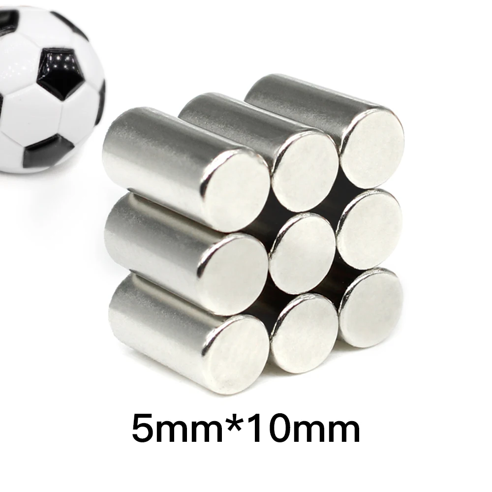 10/20/50/100/150/200/300PCS 5x10 Small Neodymium Disc Magnets 5x10mm 5*10 Round Strong Cylinder Rare Earth Magnet 5mm x 10mm N35 - купить по