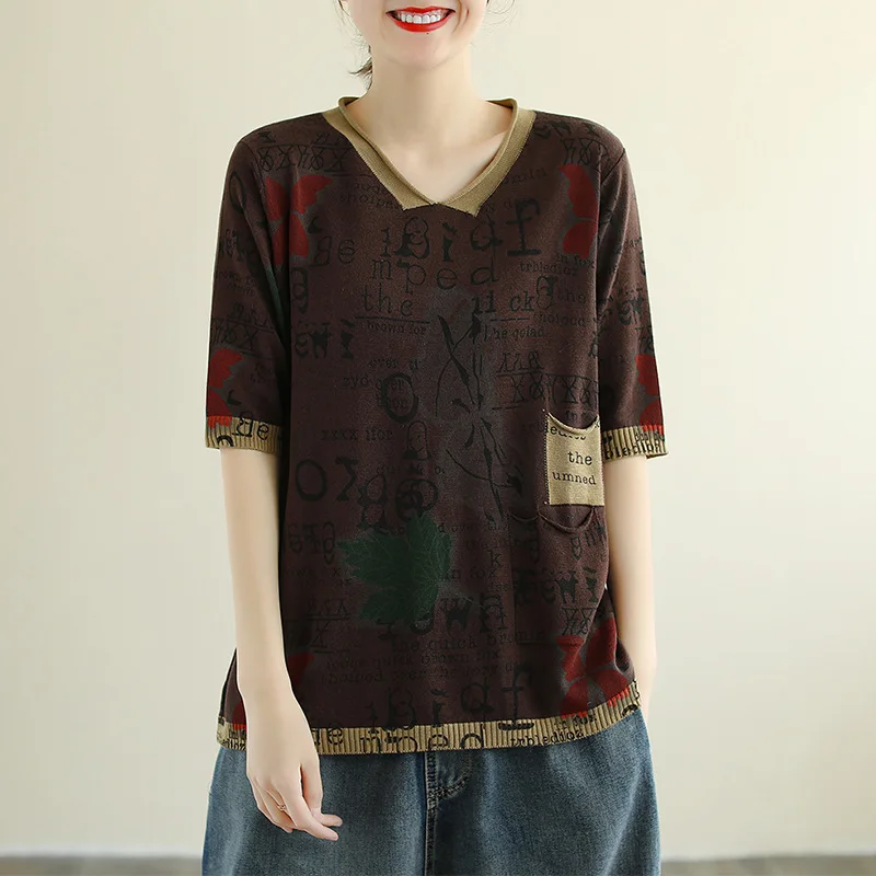 Max LuLu новинка 2020 летний корейский стиль женские пуловеры с принтом Женские