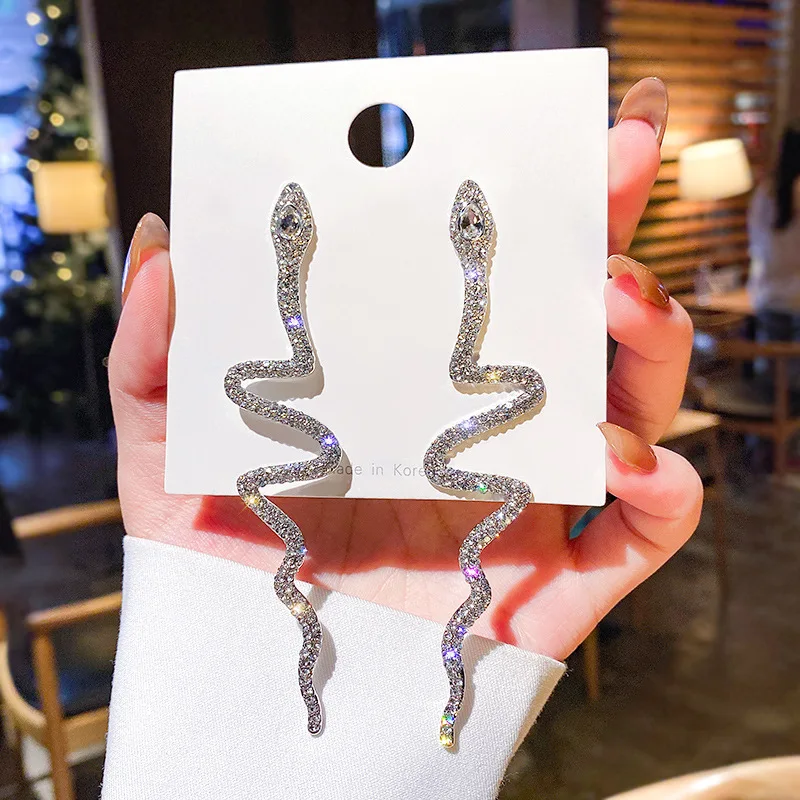 

Wholesale New Snake Earrings Women's Long Jewelry Gift