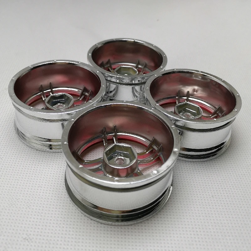 4 шт. 3/6/9 мм офсет масштаб 1/10 RC Дрифт на дороге пластиковые колесные диски для