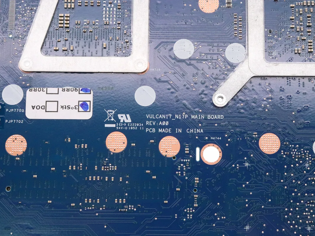 For Dell Inspiron G5-15-5590 original mainboard VULCAN17_N18P Laptop motherboard  I5-8300H GTX1650-4GB