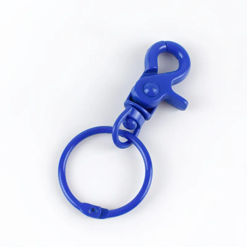 13royal blue Meetee 5 шт. 43*30 мм цветная металлическая пряжка для собаки крюк брелок O D кольцо DIY ювелирные изделия ручной работы Harware ремесла аксессуары AP598 - Цвет: 13royal blue
