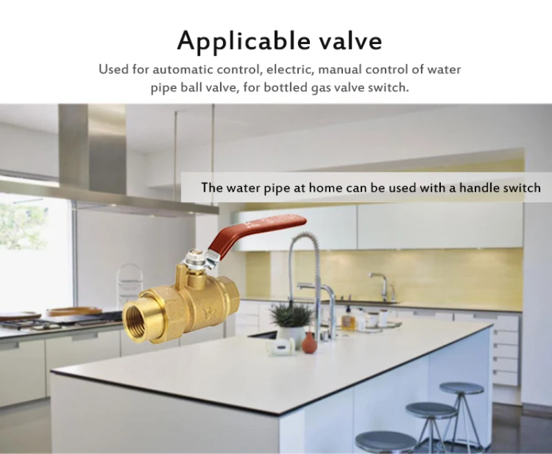 Smart Home Tuya WIFI BLE Valve Water/Gas Automation control Work with Alexa Google Assistant Life | Электроника