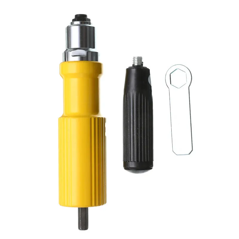 

New 2.4mm-4.8mm Electric Rivet Nut Gun Riveting Tool Cordless Riveting Drill Adaptor Insert Nut Tool Adapter Drill Riveting