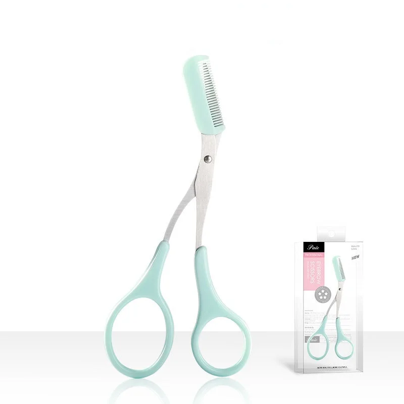 Триммер для бровей с расческой ножницы стрижки начинающих аксессуары макияжа |