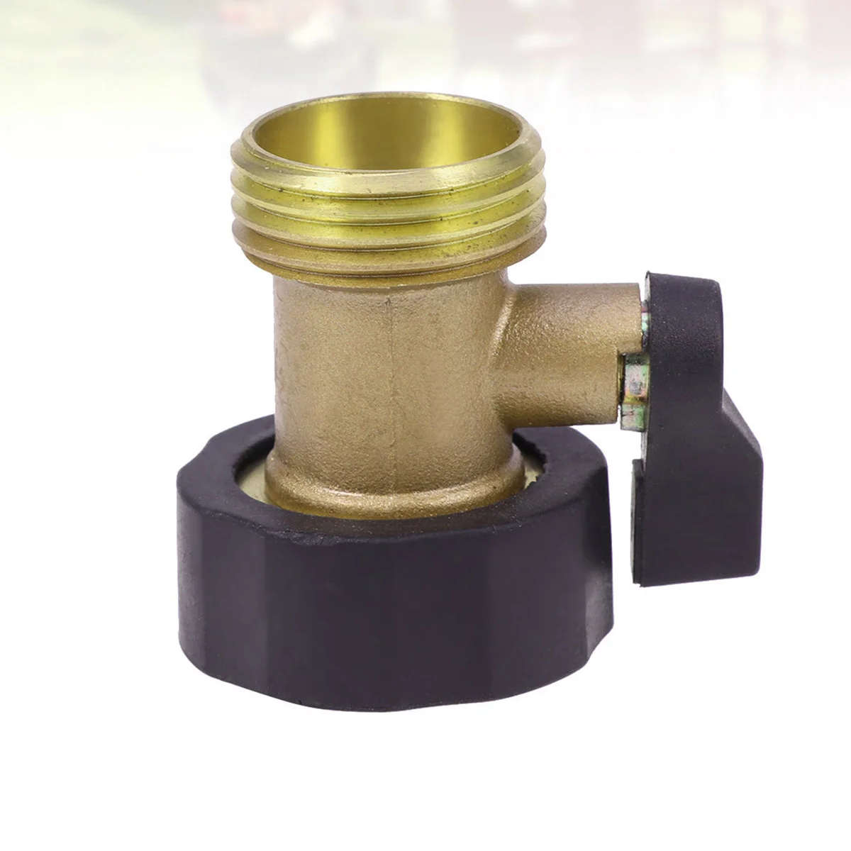 

1 шт. сверхмощный латунный соединитель для садового шланга с отключением, одиночные латунные детали для водяного шланга, 3/4 Входная и выходн...