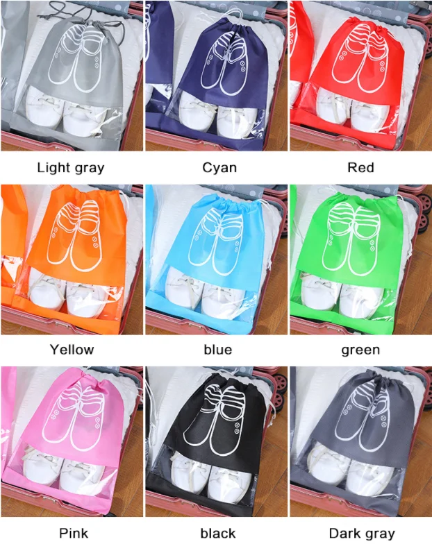 4 шт. Мешок для обуви Водонепроницаемый Портативный путешествия Функция