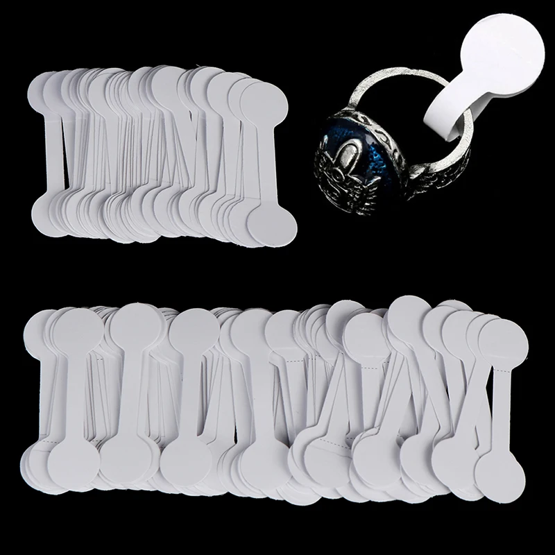 50 шт./100 шт. (белый) ценники-этикетки с подвесным шнурком для обуви/одежды