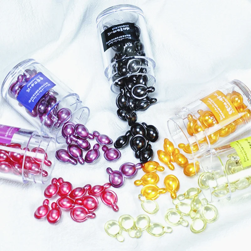 

30Pcs Hair Vitamin Serum Capsule Hair Moisturizing Essence Formula with Vitamins A C E Vitamin B5 Argan Oils Repair Damaged Hair