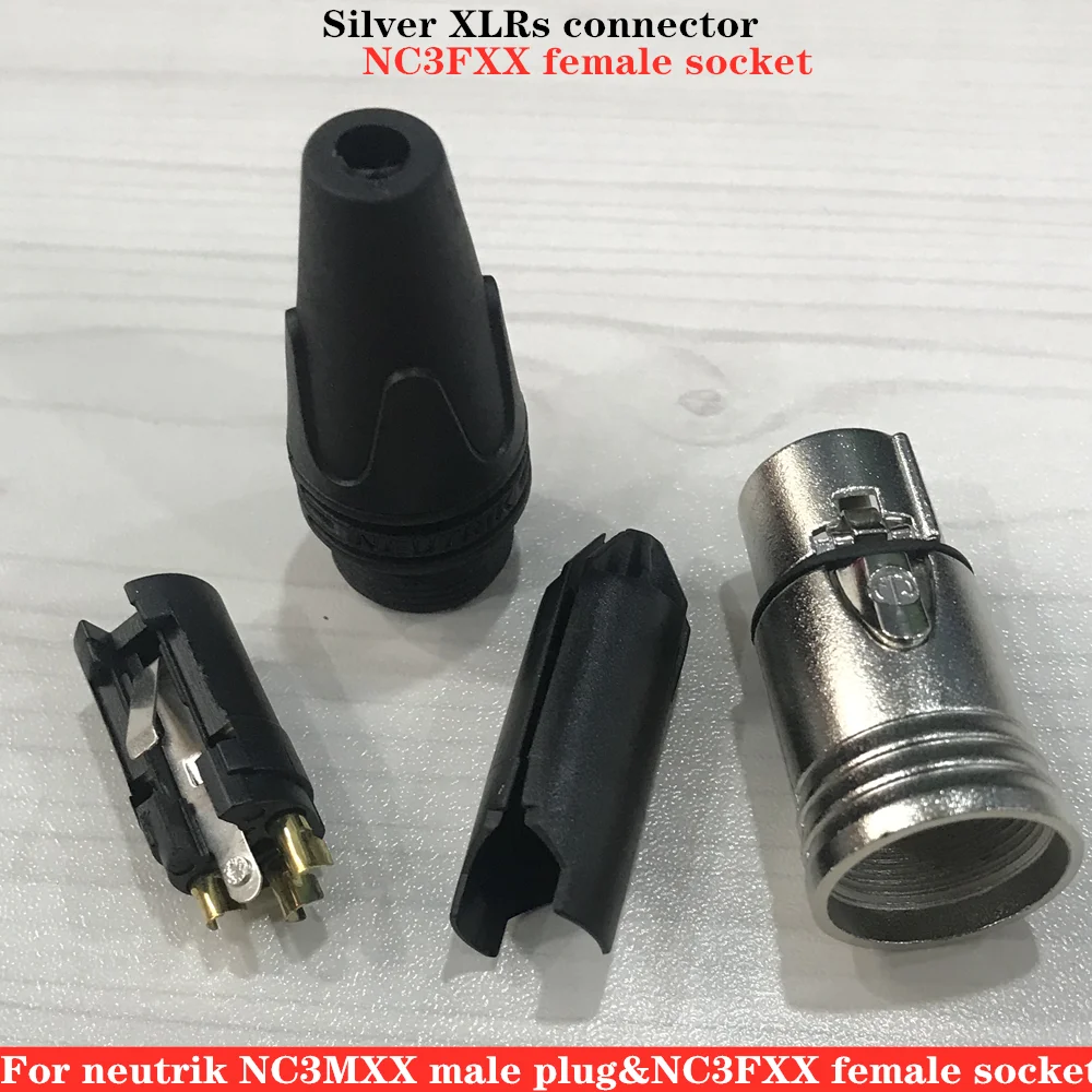 20 шт./лот 10 шт. NC3MXX и 10 шт. NC3FXX для NEUTRIK мужской и женский набор 3 Pin XLR разъем withe высокое качество