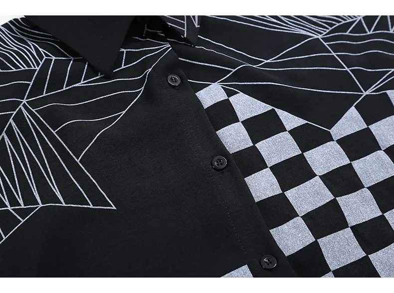 

Vintage Oversize Plaid Patchwork Blouses Long Sleeve casual loose ladies shirts wholesale dropshipping