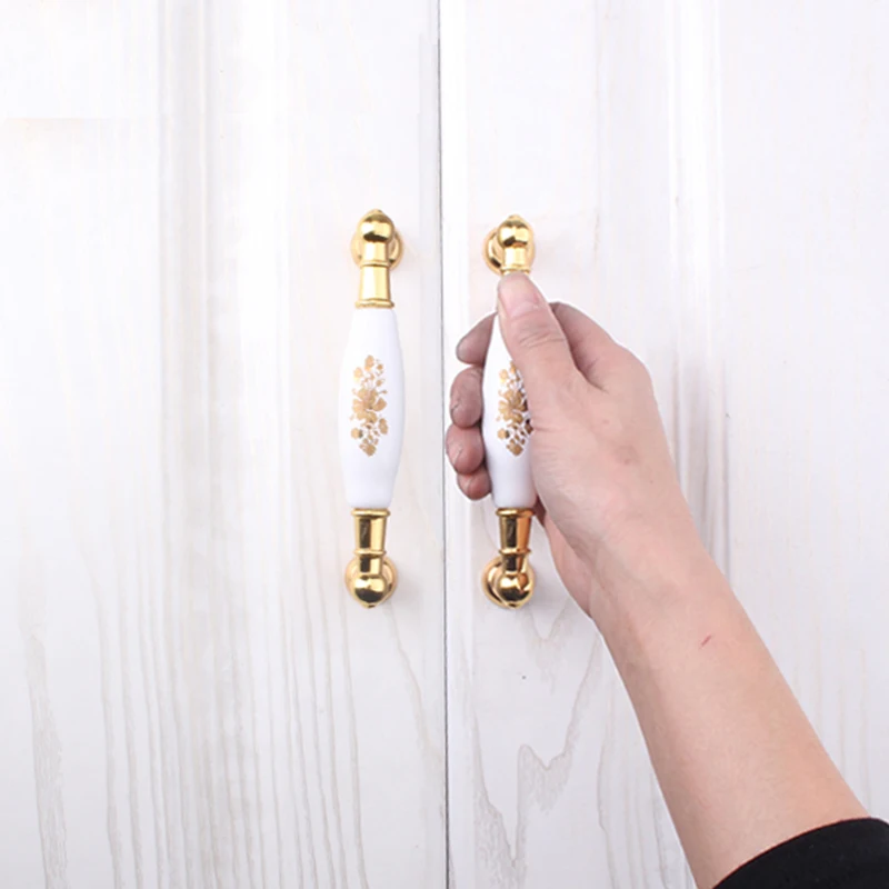 AOBT антикварная керамические ручки для шкафов шкаф классические ящики шкафа