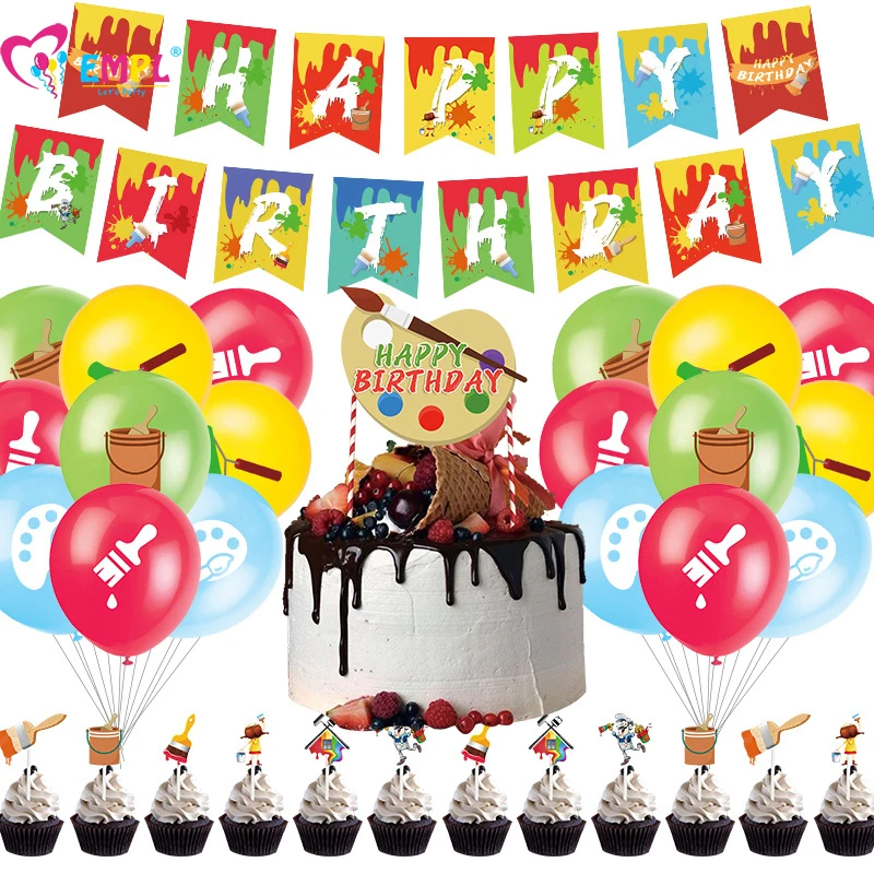 

48 шт., набор воздушных шаров в стиле граффити