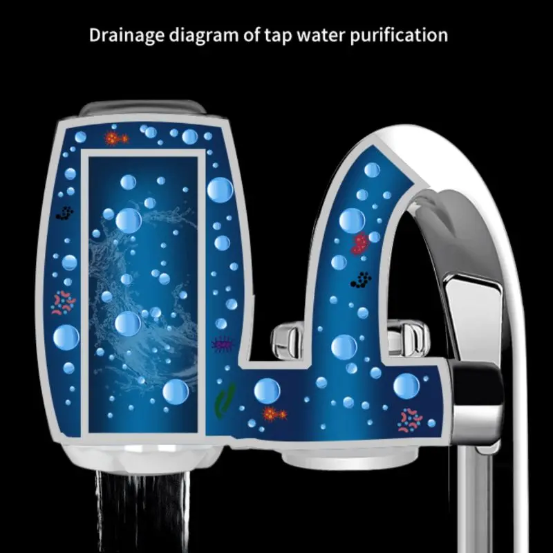 

Kitchen Faucet Mount Filter Household Water Tap Purifier 7 Layers Filtering Kit Water Softener Purification Device for Home Use