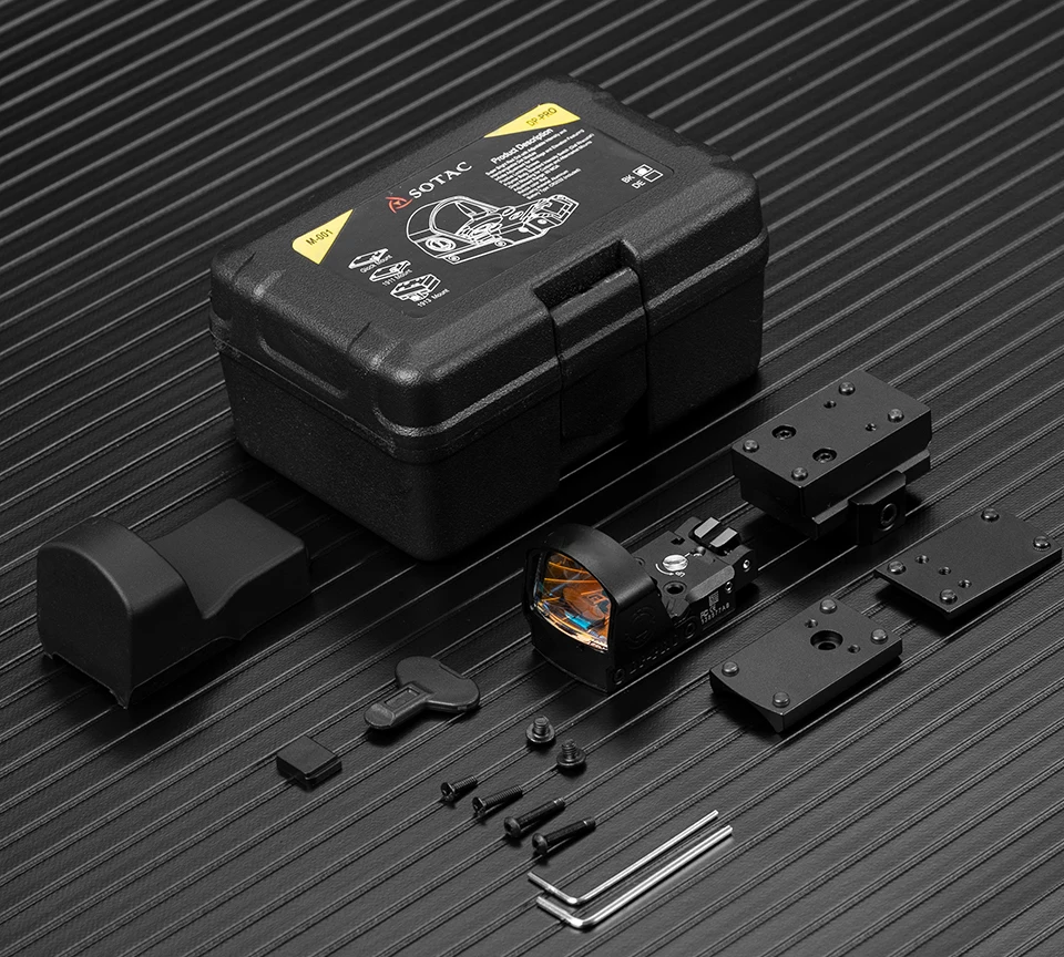 DP-Pro 1X тактический Красный точечный рефлекторный прицел охотничьи крепления для пистолета США за рубежом склад