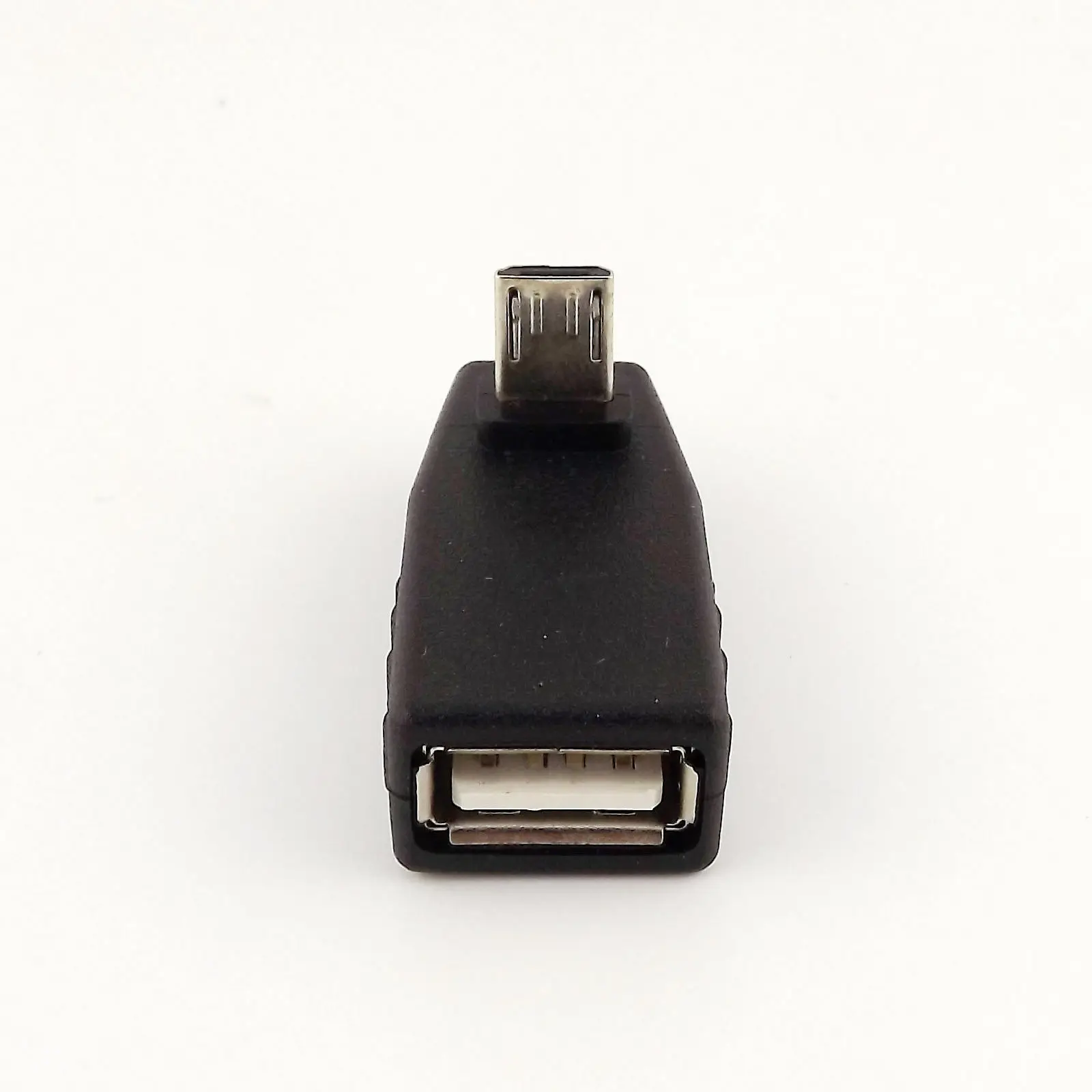 1 шт. под углом 90 ° Micro USB 5Pin B штекер к 2 0 A Женский OTG Хост адаптер