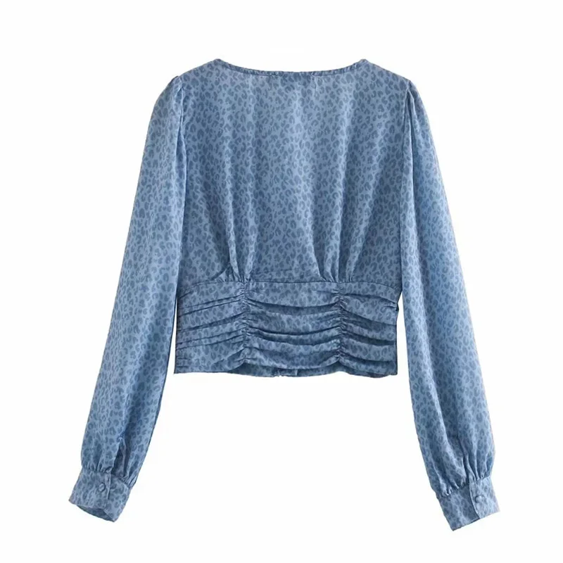 Женский кардиган с v-образным вырезом JXYSY модный принтом blusas mujer de moda 2020 кимоно