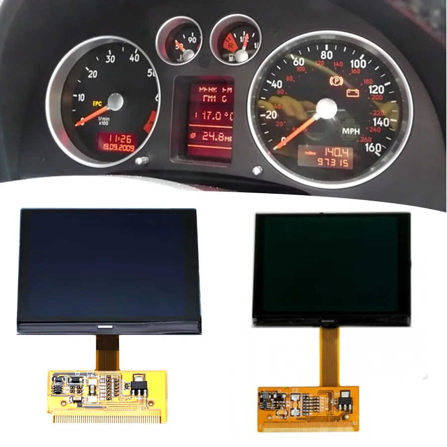 

Спидометр экран ЖК кластер Замена 8N2920930G Подходит для Audi A3 A4 A6 S3 8L TT 8N Porsche Seat Skoda Volkswagen VW