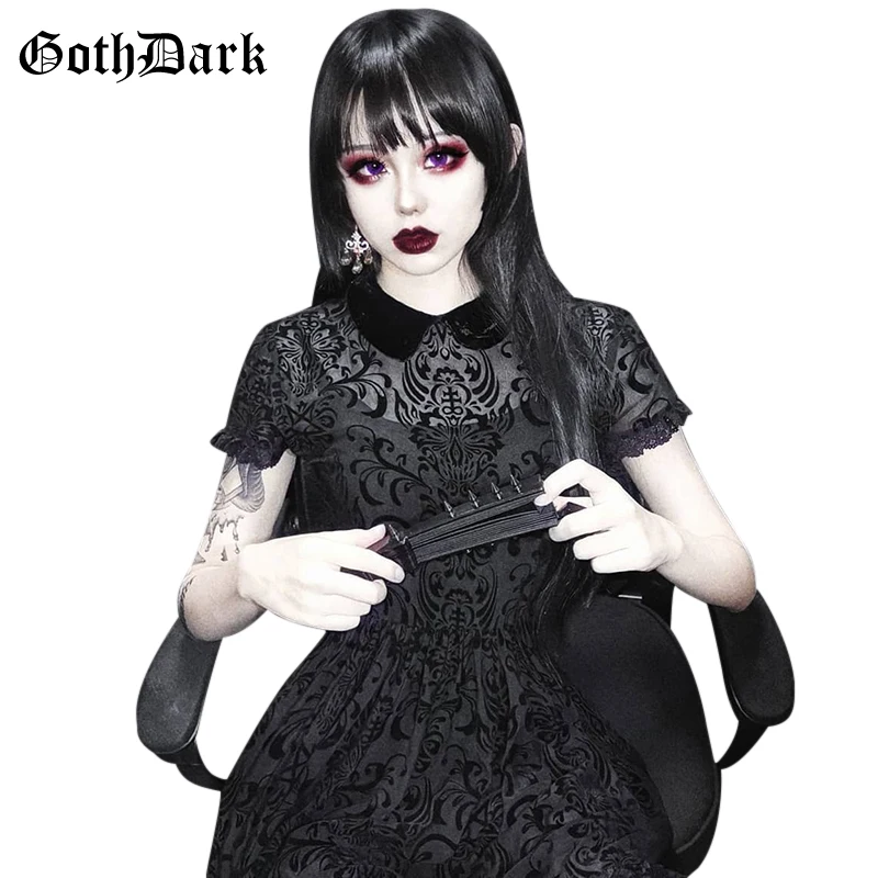 Goth Dark винтажные готические платья осень 2021 зима гранж панк в стиле пэчворк из