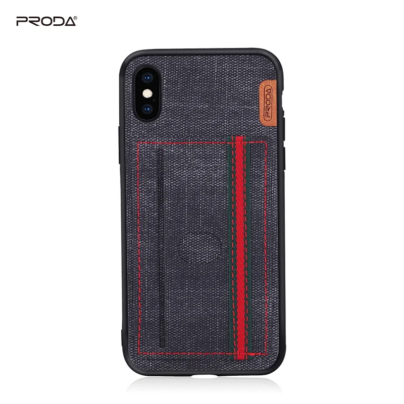Защитный чехол для телефона PRODA высококачественный джинсовый дизайн iPhone x XS XR xsmax