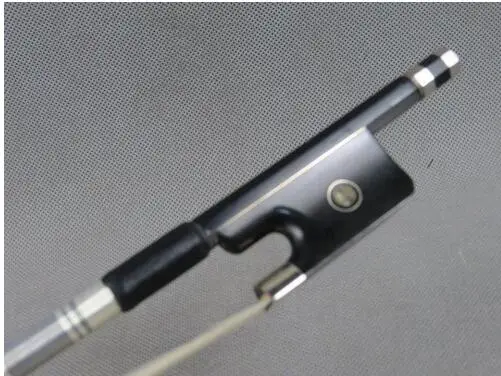 

Strong black Carbon fiber Cello bow 1/2,ebony frog ,musical instrument part
