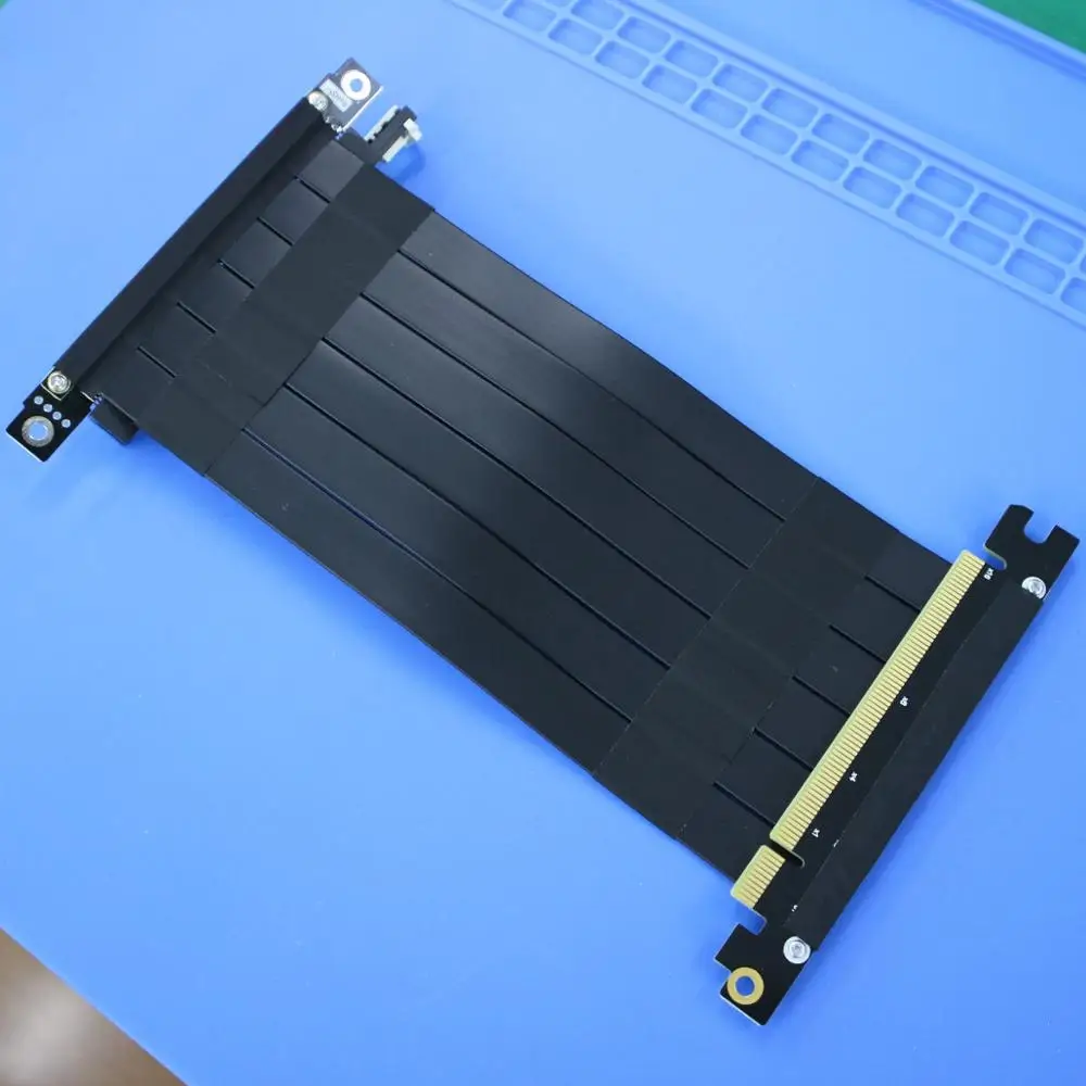 PCIE 3 0 кабель PC-e 16X к x16 адаптер видеокарты расширение 90 градусов угловой дизайн для