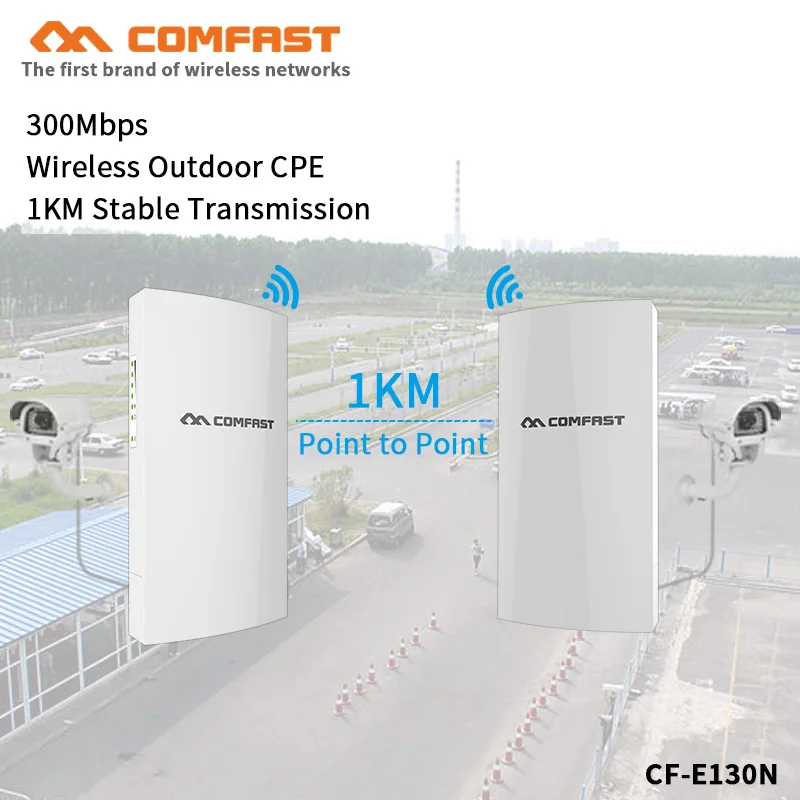 1 км дальность открытый экшн камера с Wi Fi подключением CPE 300 Мбит/с POE маршрутизатор